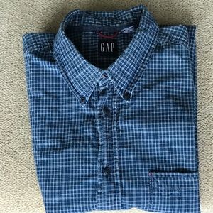 GAP XL short sleeve button down casual shirt